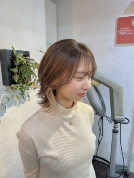 クラウドヘアー CLOUD HAIR 前髪似合わせカット外ハネボブフェミニンロング