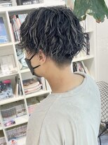ディーカヘアーセンダイ(Di KA HAIR sendai)&nbsp;ホワイトメッシュ＋ツイストスパイラルパーマ