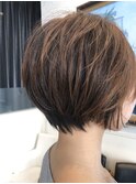 絶壁解消20代30代40代大人ショートボブ