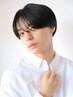 メンズカット+全体縮毛矯正￥17000[渋谷/メンズヘア/センターパート]