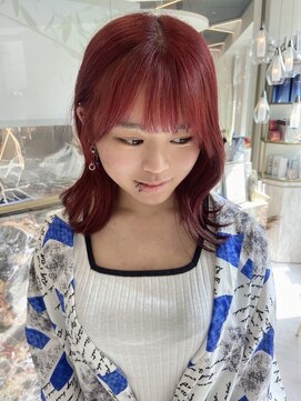 モナバイルーブル(MONA by Louvre) 【MONA】レッドカラー/ダブルカラー/デザインカラー