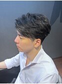ビジネスツーブロックショート サイドパート ニュアンスフェザー