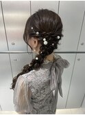 【新宿駅/新宿三丁目/ヘアセット/編みおろし】