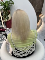 ロンドルピナス 小倉(Lond Lupinus)&nbsp;ブルーブラック/ワイドバング/美髪のススメ/外ハネボブ/北九州/