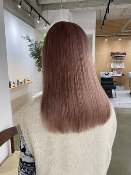 ウッド(uood) ピンクベージュ