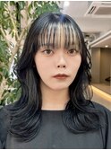 韓国風巻き/フロントカラー/前髪インナー