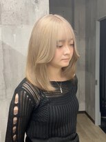 シェノン 近鉄奈良店(CHAINON)&nbsp;初ブリーチの方でも叶えるミルクティーベージュ