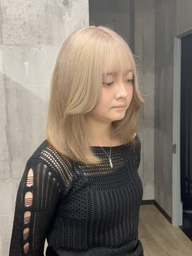 シェノン 近鉄奈良店(CHAINON) 初ブリーチの方でも叶えるミルクティーベージュ