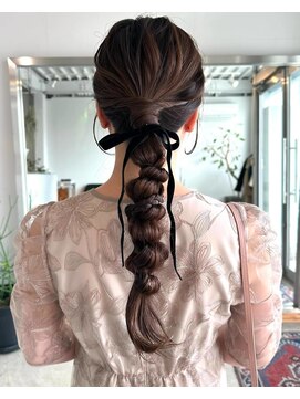 スワッグ(swag) ヘアセット