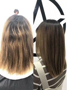 アルケム 学芸大学(AlChem) 【チダ指名】ブリーチ縮毛矯正/髪質改善/酸性ストレート/美髪