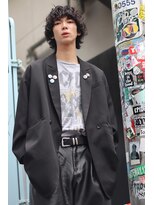 ブークル(boucle)&nbsp;メンズカーリーウルフ/パーマ/くるくるパーマ/ウルフパーマ