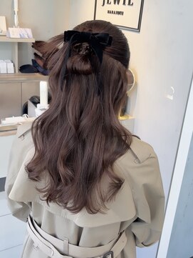 ジュイル ハラジュク(JEWIL HARAJUKU) カチモリハーフアップヘア