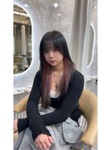 動くたび可愛いインナーカラー