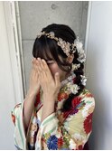 サイド編みおろし