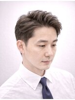 ヘアスタジオ ロメオ(hair studio Romeo)&nbsp;圧倒的シゴデキ感！アップバングニュアンスパーマ