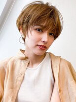 バームヘア(balm hair) 春カラー透明感ショート!大人レイヤーショートで垢抜けヘア