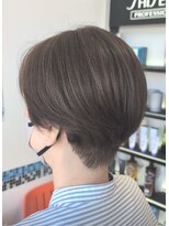 アールバディ 立野店(R Buddy) ハイトーン白髪染め×刈り上げマッシュ