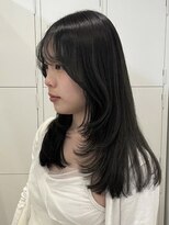 エイチ 梅田(H)&nbsp;ウルフカットボブショートカットレイヤーカットハイライトカラー