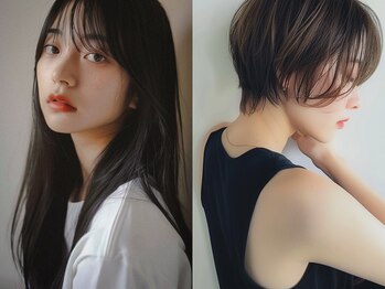 ルアナ(Luana)の写真/【顔周り小顔カット】気になったらいつでも通えるプチプラ価格♪東京発のトレンドサロンLuana☆
