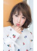 ひし形ボブフェミニン
