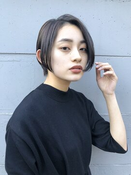 ミィ 表参道(mee.) 【mee.】ハセガワヒトシ伸ばしかけ大人のショートボブ☆表参道