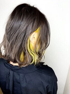 フロート 小阪店(float) インナーカラー_耳かけ,毛先パーマ,イメチェン