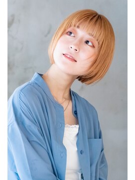 ケイト(kate) 【Kate 大宮】大人気！ミニボブ×シャインオレンジ