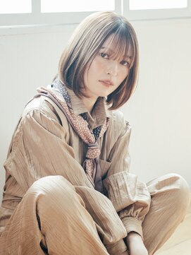 サンクス 品川港南(THK.) 【THK.品川】ワンカールボブ　×　ベージュカラー