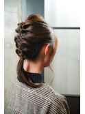 愛されパーティーアレンジ　ヘアセット