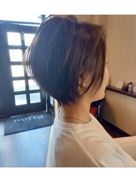 ヘアラウンジ ビジュー(hair Lounge Bijou) メリハリショートボブ