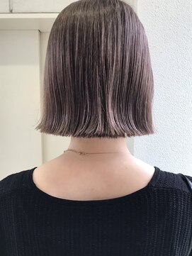 ヘアーデザイン シュシュ(hair design Chou Chou by Yone) ☆chouchou☆ミニボブ×グレージュ