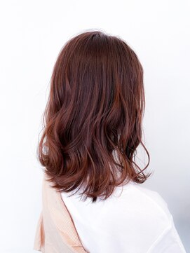 ルヴェルヘアー(Revel hair) チェリーピンク×鎖骨ロブ☆