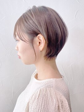 アイティー バイ アルバム 中野店(IT by ALBUM) ショート_ミニウルフテラコッタくすみブルー_ba329331