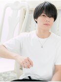 *mod's姪浜*…アンニュイヘア黒髪マッシュショートe
