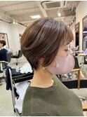 毛流れショートボブ