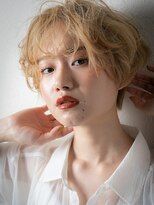 カバーヘア ブリス 川口(COVER HAIR bliss)&nbsp;外国人風ハイトーンカラーマッシュルームヘアw川口10代20代30代