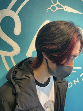 サボ(SABO) 赤メッシュウルフ