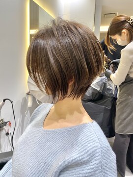 バンプ ギンザ(BUMP GINZA) くびれショート/マロンブラウン/大人ショートボブ/山口◎