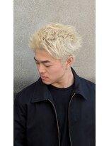 リレーションメンズヘアー(RELATION MEN'S HAIR) ＜メンズ＞スパイキーショート×ハイトーン/ベリーショート