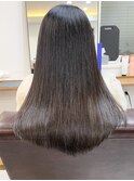 バレイヤージュ髪質改善レイヤー透明感白髪染めグレージュ中野