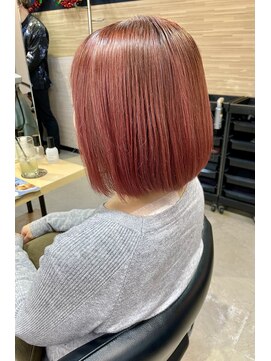 ヘアーラボ ノッシュ 六本松店(Hair Labo Nosh) イノアカラー×ハイトーンピンク