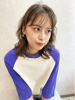 エンバイフラワー(enn by flower)の写真/【梅田/茶屋町】ダメージレスを極めたパーマ技術◇毎日のスタイリングも可愛く艶のある柔らかい質感を実現!