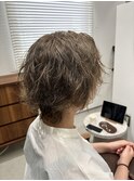 シアベージュショートダブルカラー