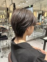 ラボー ノースプラザ店(LA'BO)&nbsp;【LA'BO三浦】クールな印象◎襟足長めショート×ハイライト