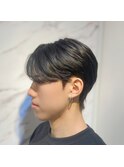 毛流れ韓国ヘア