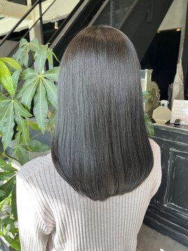 ヘアサロン エン(hair salon en.) 色落ち綺麗なアッシュブラウン