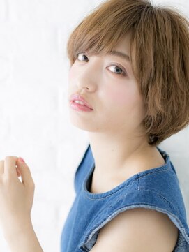 リスト(Re:st) ショートボブ/ミルクティーピンク/田無/美容室/ダブルカラー