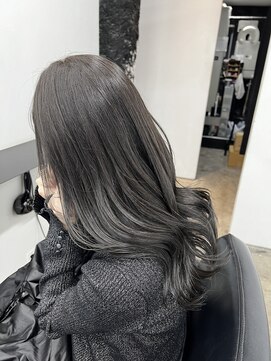 ココ 本八幡(KOKO) ★デザインカラー/レイヤーカット/ウェットヘアオリーブベージュ