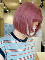 エリマ 武蔵小杉(elima) 武蔵小杉タッセルボブ丸みボブインナーカラーベージュカラー