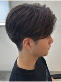 外国人風へア/刈り上げセンターパート/フェード/千葉駅/森茂樹